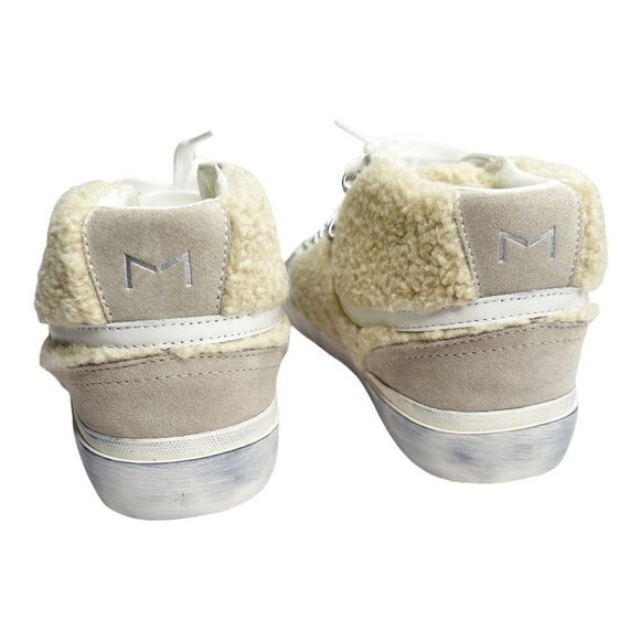 MARC FISHER LTD Merin Distressed High Top Sneakers - Picture 6 of 10